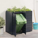Wheelie Bin Storage for 2 Bins Anthracite 136 x 77.5 x 121.5 cm 3394743