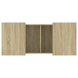 Coffee Table Sonoma Oak 80x55x40 cm Engineered Wood 840865