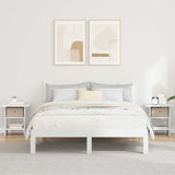 Bedside Table 2 pcs White 41 x 40 x 45 cm Engineered Wood 8000437