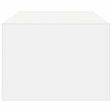 TV Cabinet with LED Lights White 100X35.5x25 cm 860238