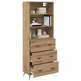 Highboard Artisan Oak 69.5 x 34 x 180 cm Engineered Wood 3415899