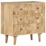 Drawer Cabinet 70x35x70 cm Solid Wood Mango 358184