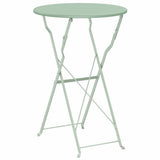 Bistro Table Light Mint 50 x 71 cm Powder-coated Steel 42002964