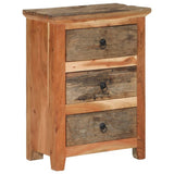 Side Cabinet 55x33x75 cm Solid Wood Acacia 354322
