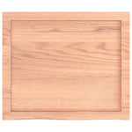 ZNTS Wall Shelf Light Brown 60x50x cm Treated Solid Wood Oak 363651