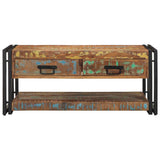 Coffee Table Multicolour 90x50x38 cm Solid Wood Reclaimed 4016686