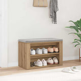 Shoe Rack Artisan oak 75 x 35 x 45 cm Engineered wood 881016