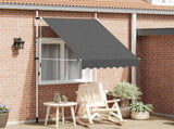 143687 Manual Retractable Awning 150 cm Anthracite