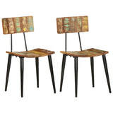 Dining Chairs 2 pcs Solid Reclaimed Wood 287901