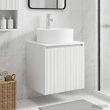 Wall-Mounted Sink Vanity White 49.5 x 44.5 x 65 cm 890432