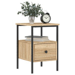 ZNTS Bedside Cabinets 2 pcs Sonoma Oak 34x36x50 cm Engineered Wood 826046