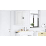 Wall Cabinet PORTO White 80 x 31 x 80 cm Engineered Wood 885405