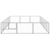 Dog Kennel Silver 18 m Steel 3082138