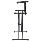 Double Braced Keyboard Stand X-Frame Black 70094