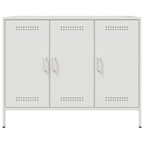 ZNTS Sideboard White 100.5x39x79 cm Steel 843029