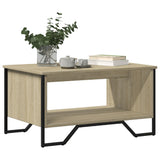Coffee Table Sonoma Oak 75x51x40 cm Engineered Wood 848485