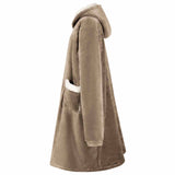 Blanket Hoodie Camel M Fleece and Flannel 42017185