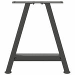 ZNTS Coffee Table Legs A-Shaped 2 pcs Anthracite 50x cm Steel 4012834