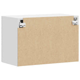 Kitchen Wall Cabinet Kalmar High Gloss White Engineered Wood 853599