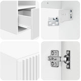 Bathroom Furniture Set 5 pcs White 33 x 34.5 x 160 cm 3406003