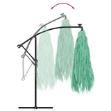 Garden Parasol with Steel Pole Green 246x246x230 cm 4005076