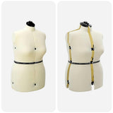Adjustable Dress Form Female Height Adjustable Cream L Velvet 42018608