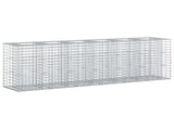 Gabion Raised Bed 2 pcs Silver 250 x 50 x 80 cm 3422231