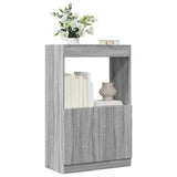 Highboard Grey Sonoma 63x33x100 cm Engineered Wood 855102