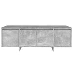 TV Cabinet Concrete Grey 120x30x40.5 cm Engineered Wood 809579