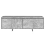 TV Cabinet Concrete Grey 120x30x40.5 cm Engineered Wood 809579