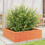 Garden Planter Wax Brown 80x80x23 cm Solid Wood Pine 847200