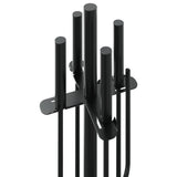 5 Piece Fireplace Tool Set 18x66 cm Steel 156376