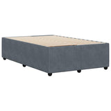 Bed Frame without Mattress Dark Grey 120x200 cm Velvet 3285001