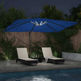 Umbrella 352 x 251 x 265 cm Polyester and Aluminium Azurblau 42003332