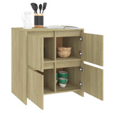 Sideboards 2 pcs Sonoma Oak 70x41x75 cm Engineered Wood 3098091