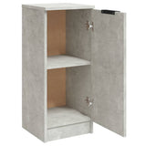 Sideboard Concrete Grey 30x30x70 cm Engineered Wood 811141