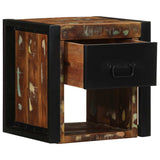 Bedside Cabinet Multicolour 40x35x40 cm Solid Wood Reclaimed 4015950
