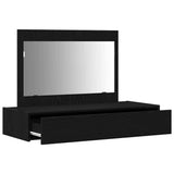 Dressing Table Black 100 x 40 x 70 cm Engineered Wood 865209