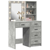 Dressing Table 2 pcs Grey 50 x 41 x 135 cm Engineered wood 3334203