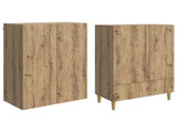Cabinet Set 2 pcs Artisan Oak Engineered Wood 3416699