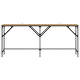 Console Table Artisan Oak 180 x 30 x 75 cm Engineered Wood 882879
