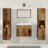 Storage Set Wall-mounted 4 pcs Engineered Wood 3332567