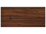 90 x 55 x 75 cm Solid Acacia Wood Dark Brown and Black 937572