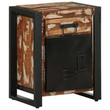 Bedside Cabinet Multicolour 40x30x50 cm Solid Wood Reclaimed 4013561