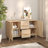 Sideboard Sonoma Oak 100x36x60 cm Engineered Wood 812513