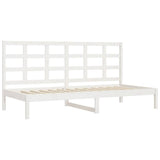 Day Bed without Mattress White 90x200 cm Solid Wood Pine 3107906