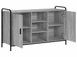 Sideboard Grey Sonoma 98.5 x 33 x 81 cm Engineered Wood 8013851