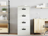 Storage Cabinet Mustard Yellow 80 x 40 x200 cm Steel 3406193