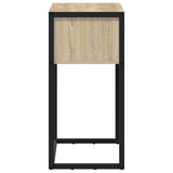 End Table with Storage Sonoma 100 x 36 x 75 cm Engineered Wood 886691