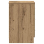 ZNTS Bedside Cabinet Artisan Oak 38x35x55 cm Engineered Wood 861126